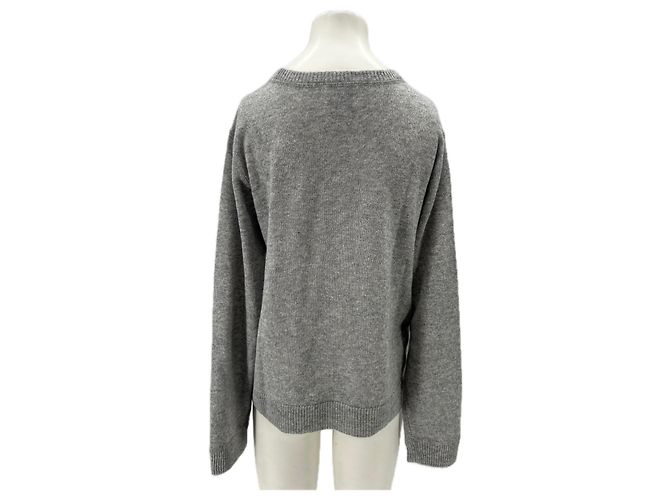 Reformation Pull gris avec cachemire - vue 2