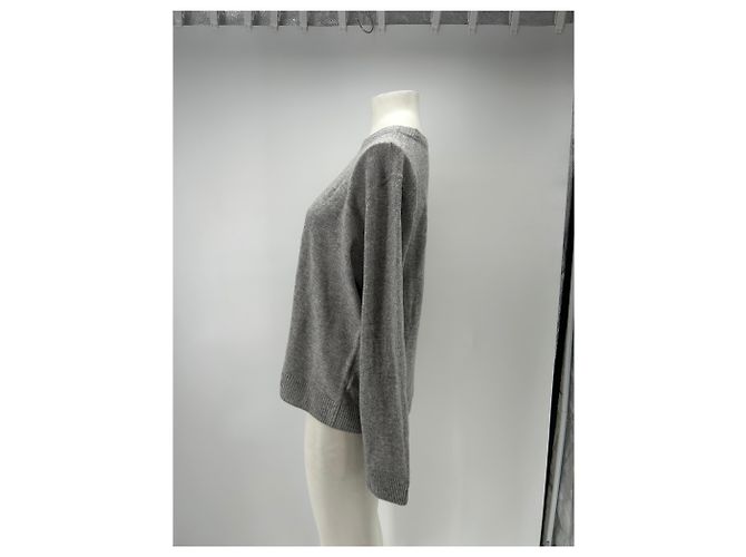 Reformation Pull gris avec cachemire - vue 4