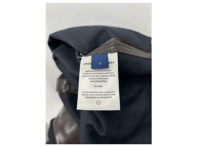 Citizens of Humanity Giacca in pelle marrone - vista 7