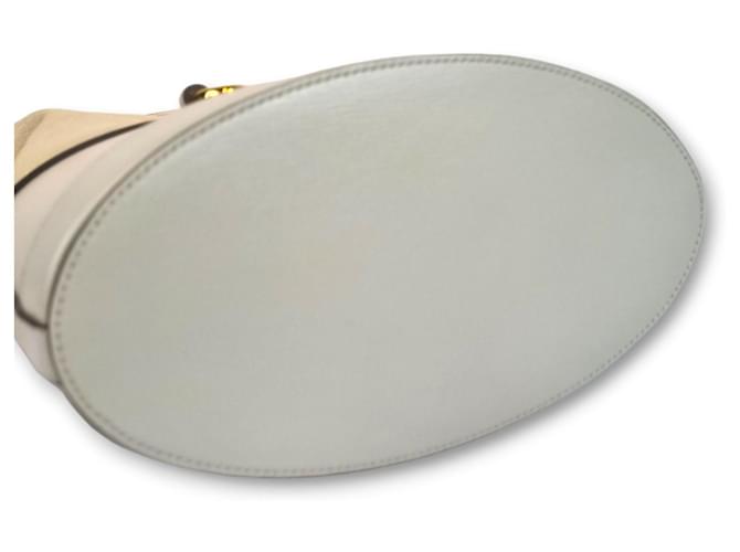 Gucci Borsa a tracolla a secchiello Horsebit Bianco - vista 7