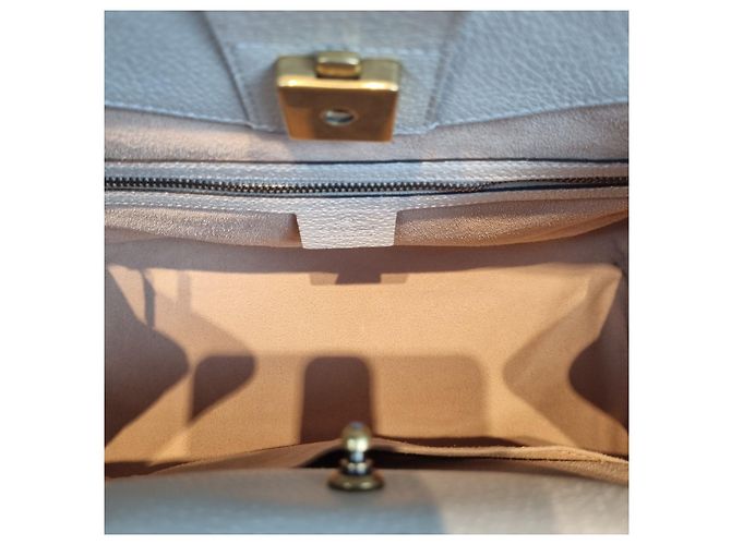 Gucci Borsa Tote Media con Manico Superiore Farfalla Bianco - vista 9
