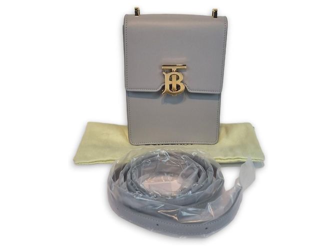 Burberry Borsa a Spalla Robin in Pelle Marrone - vista 10