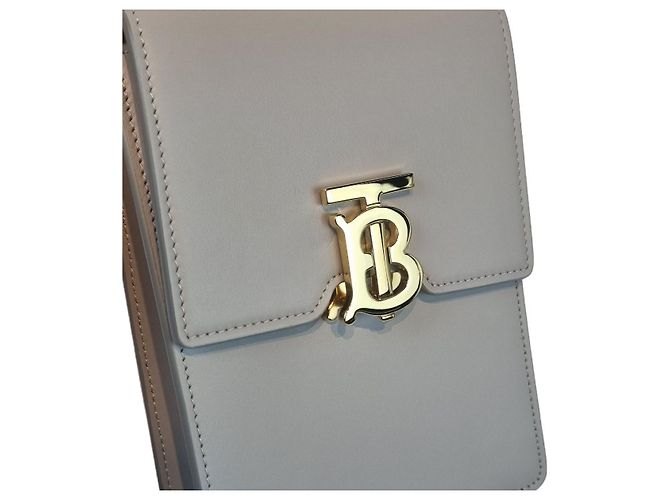 Burberry Borsa a Spalla Robin in Pelle Marrone - vista 4