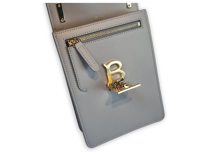 Burberry Borsa a Spalla Robin in Pelle Marrone - vista 7