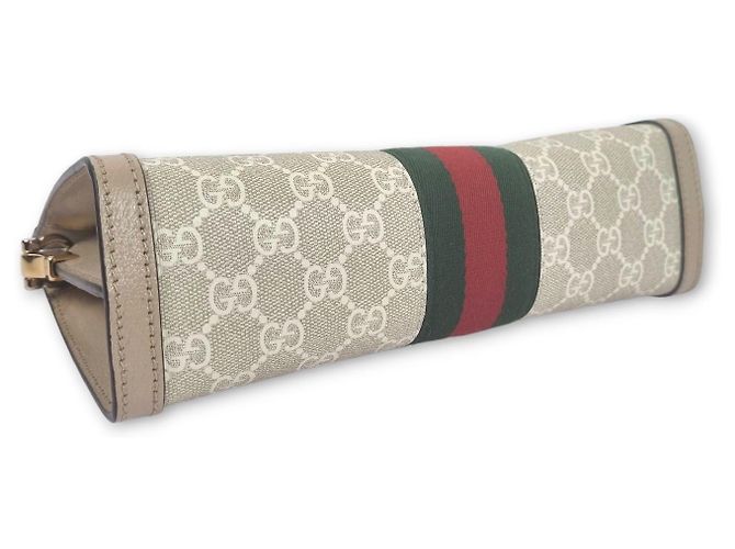 Gucci Borsa a Spalla Ophidia GG Piccola Bianco - vista 7