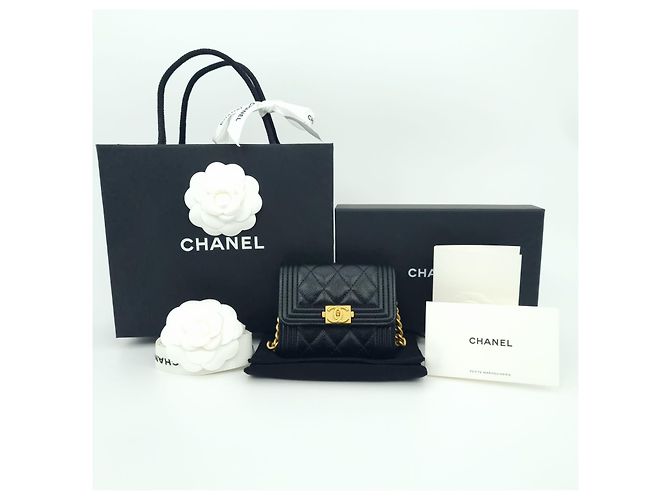 Chanel Boy Mini WOC Schwarz - Ansicht 8