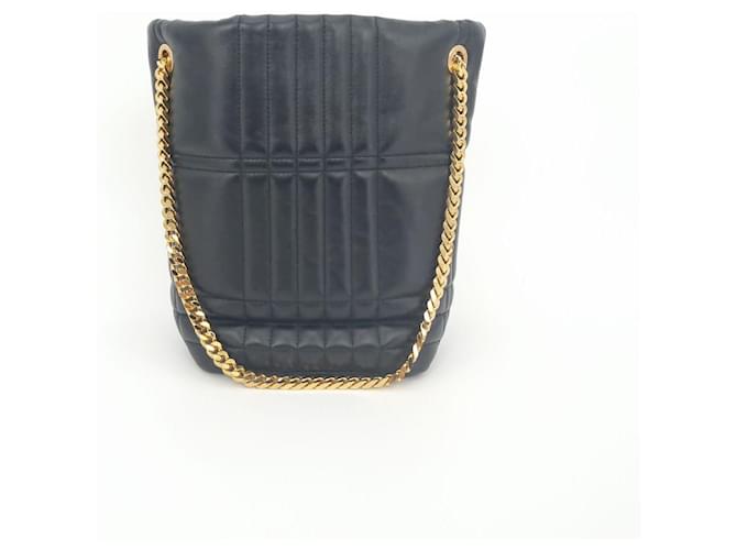 Burberry Borsa a secchiello piccola Lola Nero - vista 3