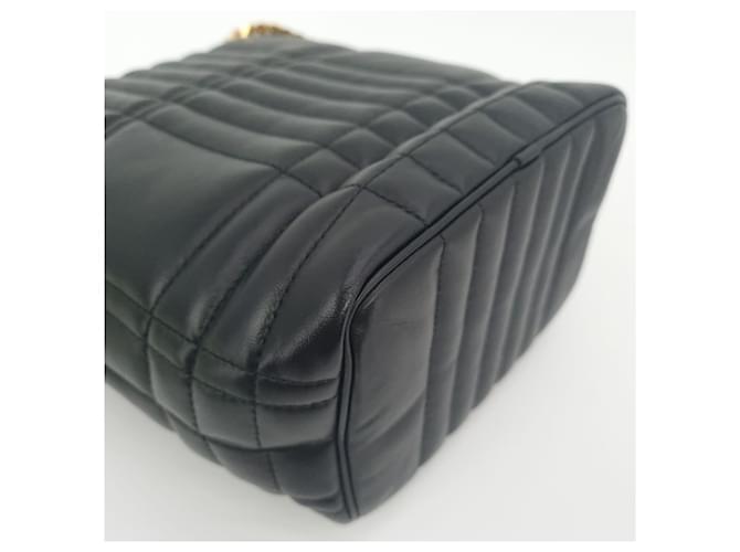 Burberry Borsa a secchiello piccola Lola Nero - vista 7