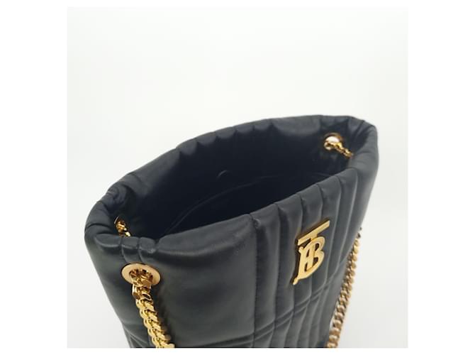 Burberry Borsa a secchiello piccola Lola Nero - vista 8