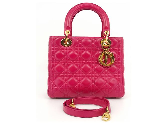 Lady Dior Mittel Rosa Pink - Ansicht 11