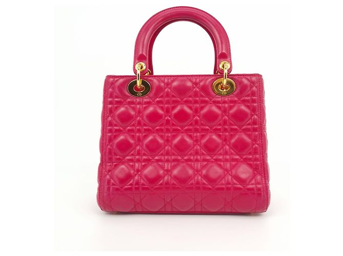 Lady Dior Mittel Rosa Pink - Ansicht 2