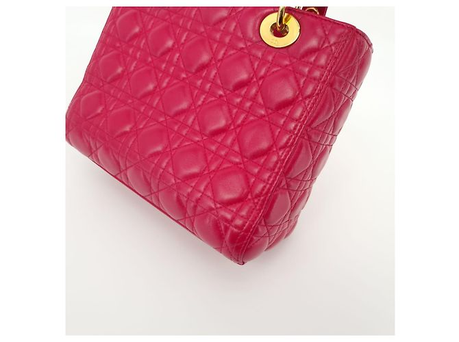 Lady Dior Mittel Rosa Pink - Ansicht 5