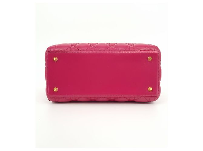 Lady Dior Mittel Rosa Pink - Ansicht 6