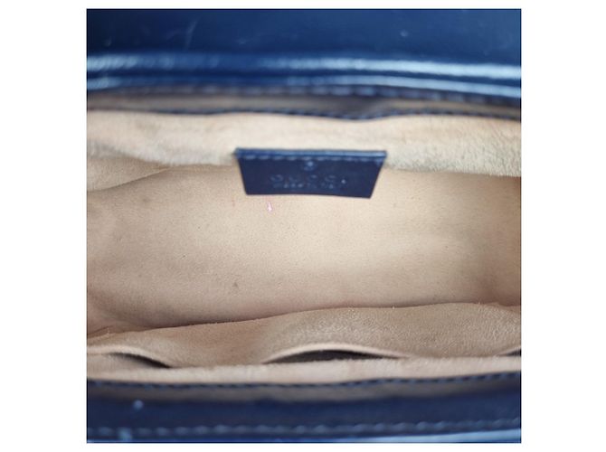 Gucci Borsa a spalla mini GG Marmont con manico superiore Bianco - vista 8