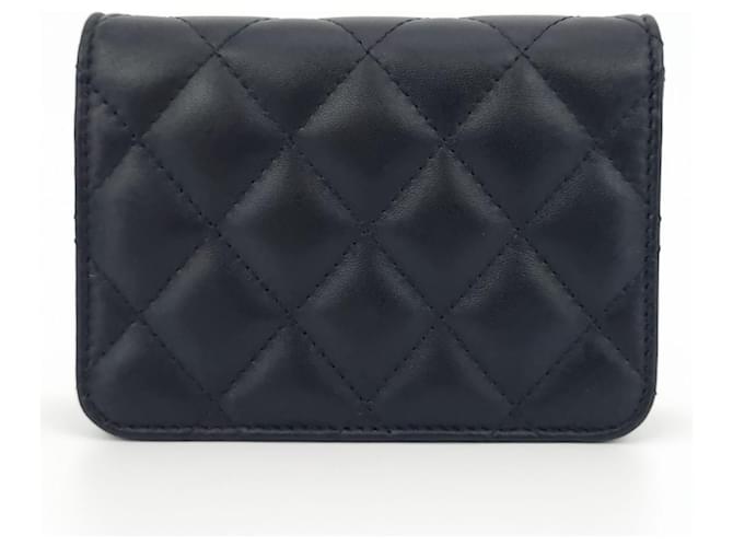 Chanel Borsa a tracolla mini con patta e catena Nero - vista 2