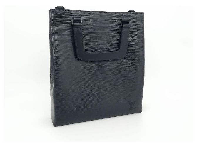 Louis Vuitton Sacca Piatta Epi Nero - vista 2