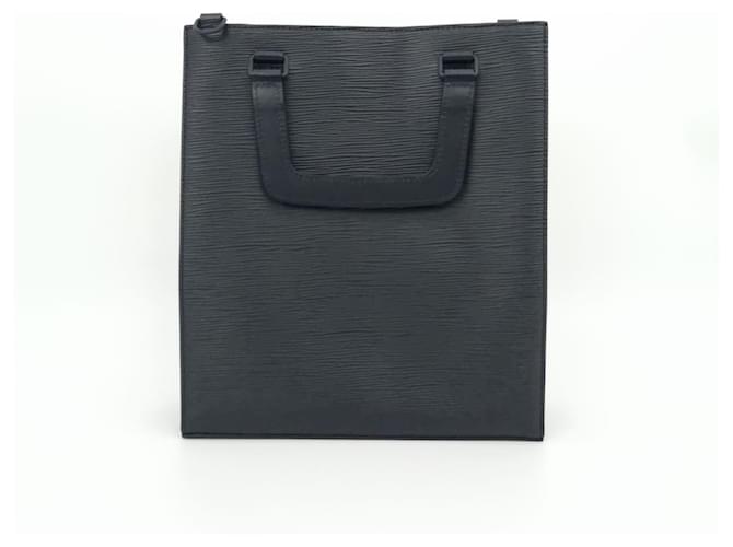 Louis Vuitton Sacca Piatta Epi Nero - vista 3