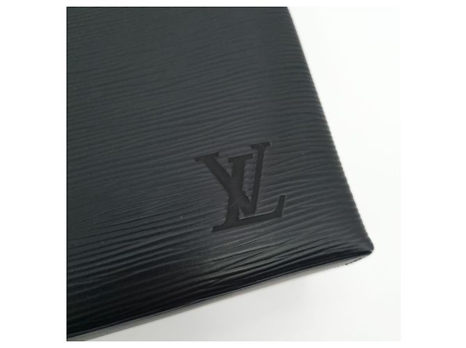 Louis Vuitton Sacca Piatta Epi Nero - vista 5