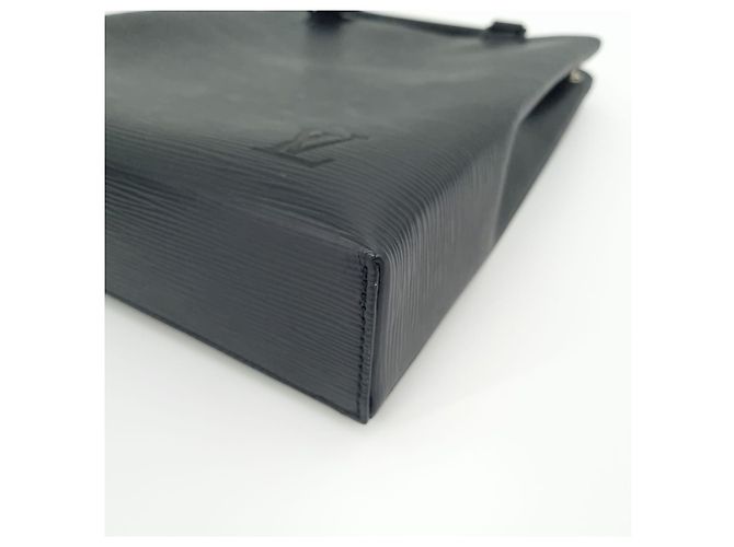 Louis Vuitton Sacca Piatta Epi Nero - vista 7