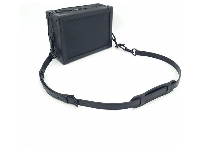 Louis Vuitton Borsa a tracolla Soft Trunk Nero - vista 3