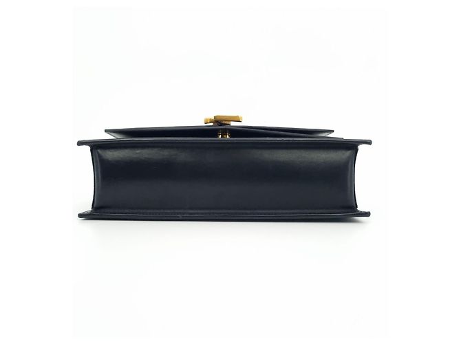 Saint Laurent Borsa a Spalla Shylpis Medium Chain Nero - vista 7