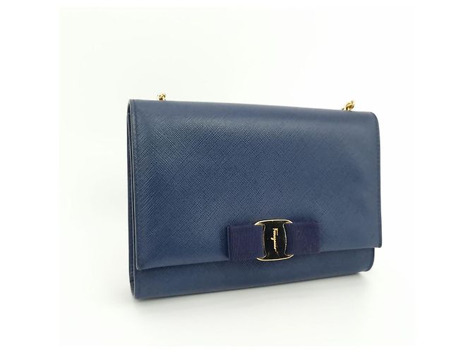 Borsa a tracolla Vara Geni di Salvatore Ferragamo Porpora - vista 2