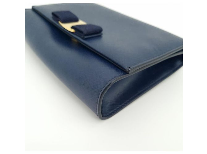 Borsa a tracolla Vara Geni di Salvatore Ferragamo Porpora - vista 7