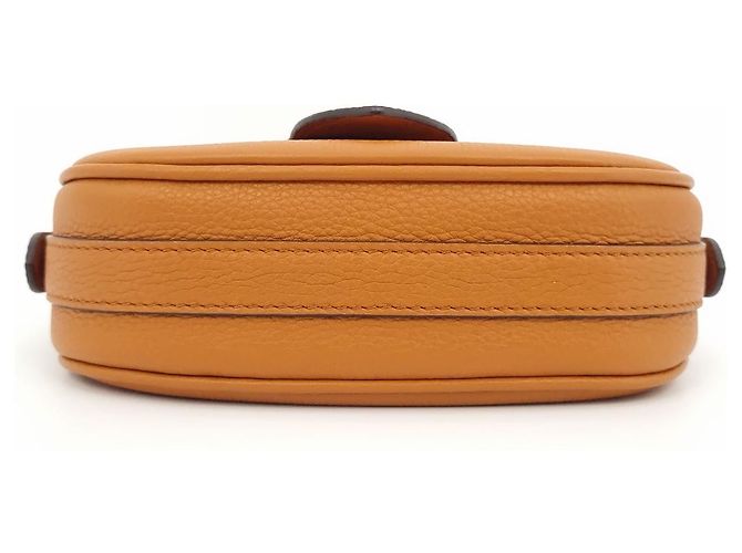 Borsa a tracolla Louis Vuitton Pont-Neuf Soft Sienna Dore Marrone - vista 7