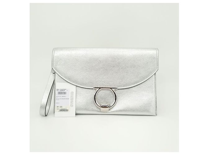 Clutch Mago Salvatore Ferragamo Argento - vista 10