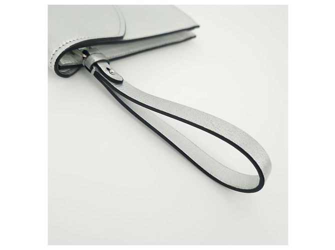 Clutch Mago Salvatore Ferragamo Argento - vista 4