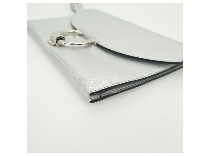 Clutch Mago Salvatore Ferragamo Argento - vista 7