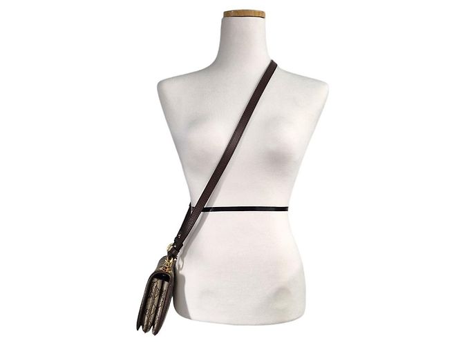 Gucci Mini borsa a spalla Blondie Marrone - vista 11