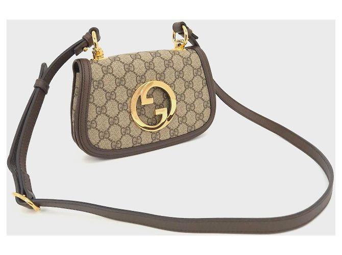 Gucci Mini borsa a spalla Blondie Marrone - vista 3