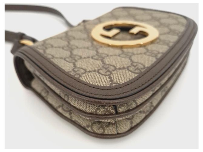 Gucci Mini borsa a spalla Blondie Marrone - vista 5