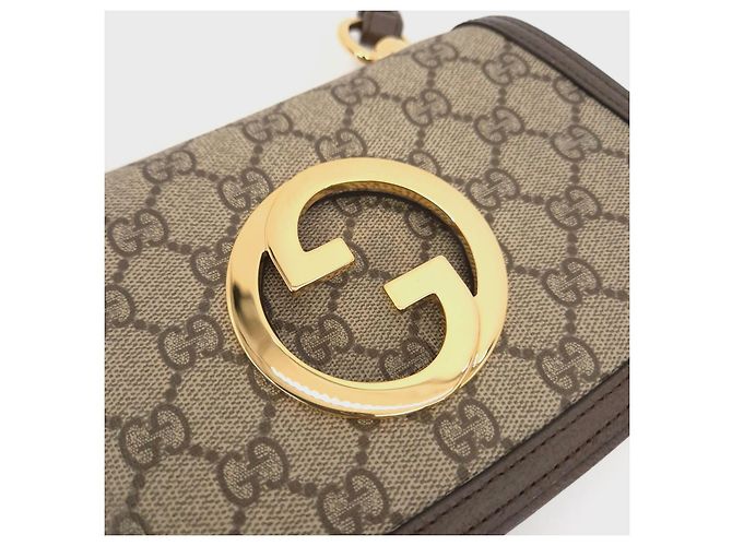 Gucci Mini borsa a spalla Blondie Marrone - vista 6