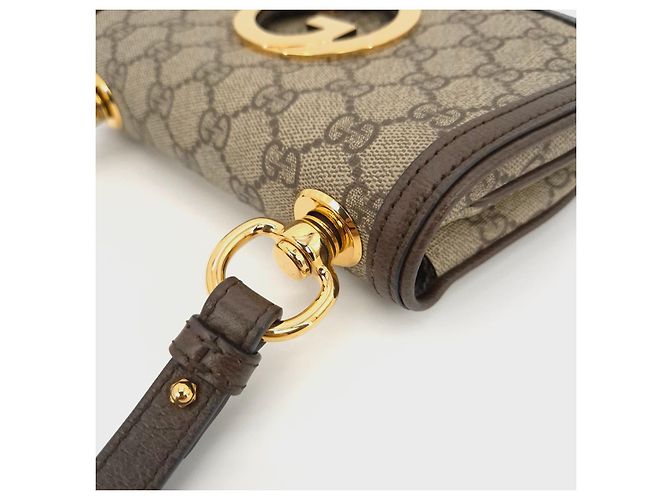 Gucci Mini borsa a spalla Blondie Marrone - vista 7
