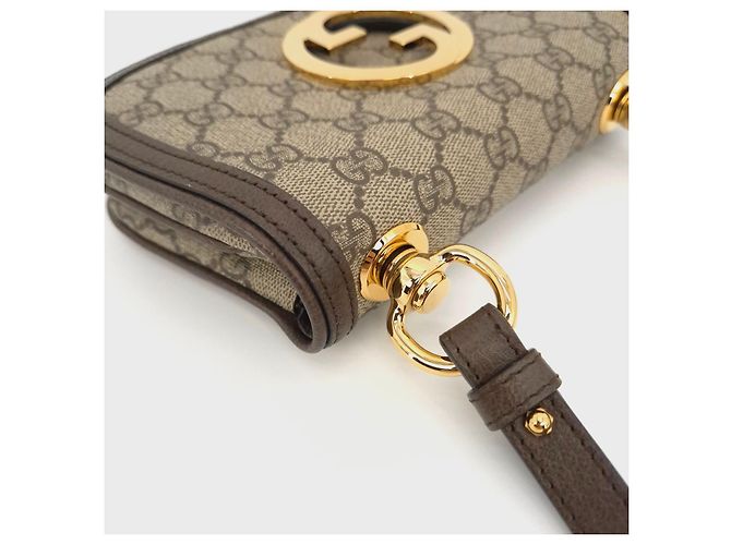 Gucci Mini borsa a spalla Blondie Marrone - vista 8