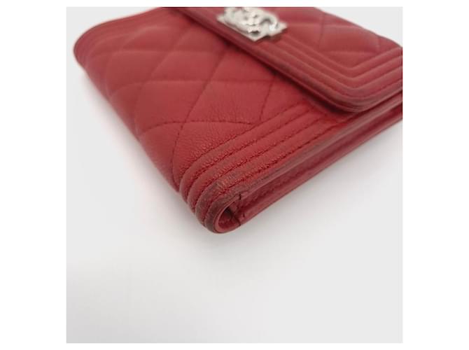 Boy Chanel Jungengeldbörse Rot - Ansicht 6