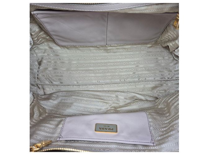 Prada Borsa a spalla in pelle di vitello Marrone - vista 10