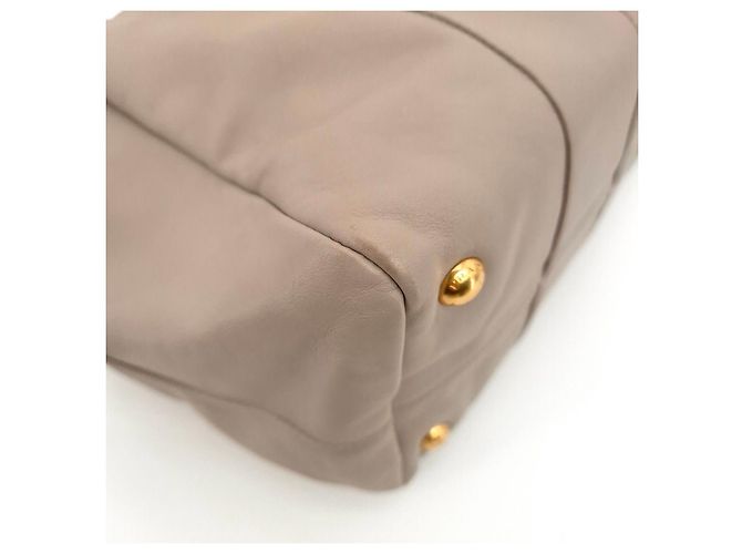 Prada Borsa a spalla in pelle di vitello Marrone - vista 7