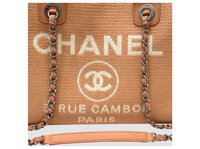 Chanel Borsa da bowling Deauville rosa versione con chip interno - vista 4