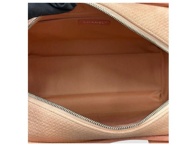 Chanel Borsa da bowling Deauville rosa versione con chip interno - vista 7