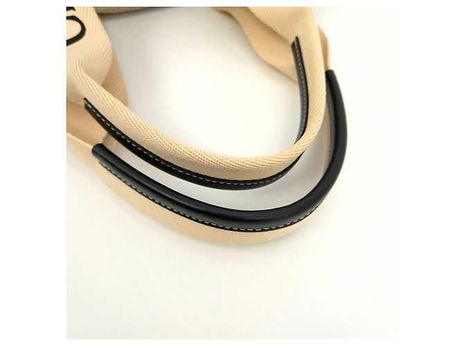 Chloé Borsa Woody Large Marrone - vista 4