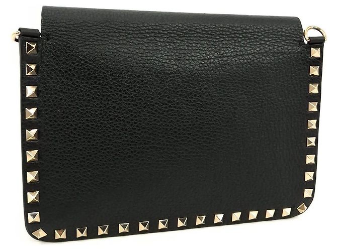 Valentino Rockstud Umhängetasche Schwarz - Ansicht 3