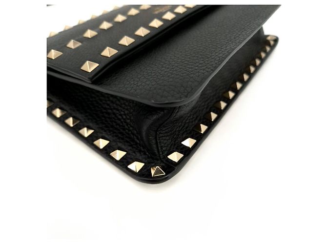 Valentino Rockstud Umhängetasche Schwarz - Ansicht 7