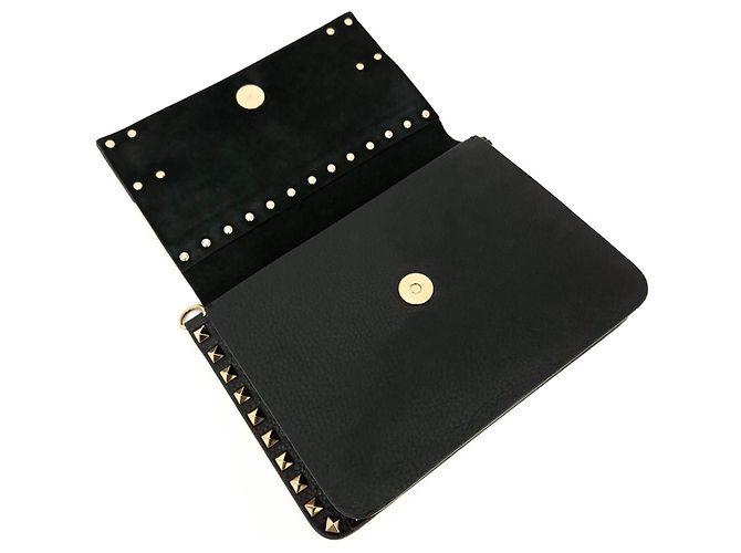 Valentino Rockstud Umhängetasche Schwarz - Ansicht 9
