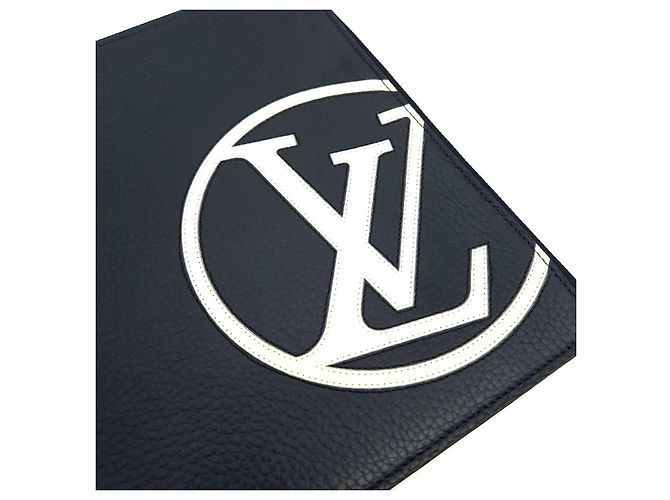 Louis Vuitton Pochette Jour GM Blu - vista 7