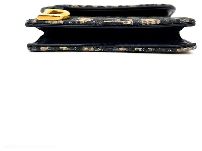 Dior Tarjetero Oblique Saddle Azul - vista 8