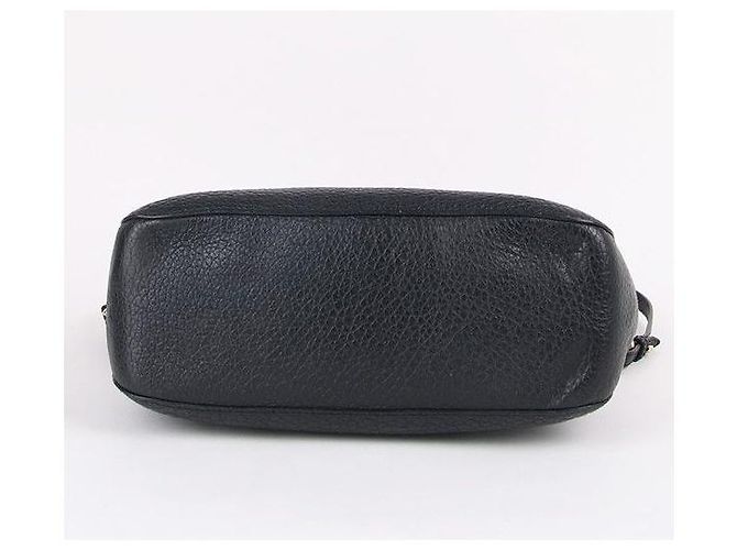 Burberry Bolsa hobo de couro preto - vista 2