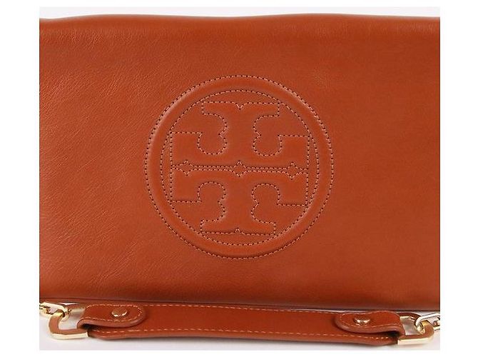 Tory Burch Amanda Brown Clutch Schultertasche Braun - Ansicht 4